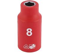 Draper Fully Insulated VDE Socket, 3/8" Sq. Dr., 8mm 31515