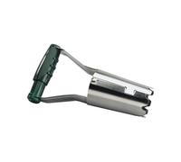 Draper Bulb Planter | 60mm Diameter Heavy Soil Transplanter| 50mm to 100mm Depth with Spring Handle|Chrome Plated Steel Garden Planting Hand Tool| 21861