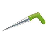 Draper Garden Dibber With L Shaped Handle Planting Depth 210mm Green/Silver