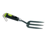 Draper Garden Hand Fork | Heavy Duty Carbon Steel Weeding Tool | Soft Grip Plastic Handle | 88807