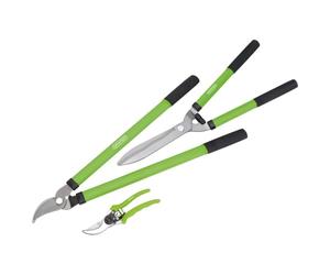 Draper Garden Tools Set - 3 Piece | Lopper, Shears and Secateur | Gardening Hand Tools Set |Cutter Prunner| High Comfort Soft Grip | 28210