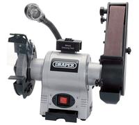 Draper GD650A 150mm Bench Grinder With 50mm Sanding Belt and Worklight (230V)