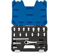 Draper Go Through Metric Socket Set 19 piece Avoids Depth Restriction 16482