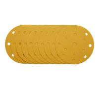 Draper Gold Hook and Loop Sanding Discs 150mm 150mm 240g Pack of 10
