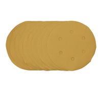 Draper Gold Hook and Loop Sanding Discs 150mm 150mm 400g Pack of 10