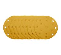 Draper Gold Hook and Loop Sanding Discs 150mm 150mm 320g Pack of 10