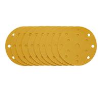 Draper Gold Hook and Loop Sanding Discs 150mm 150mm 400g Pack of 10