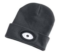 Draper (Grey) 99522 Beanie with Rechargeable Built-in LED Headtorch