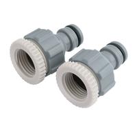 Draper GWPPATC2 1/2" & 3/4" BSP Tap Connectors 2 pack