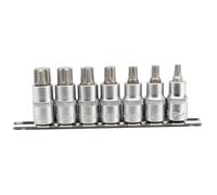 Draper H-TXP/7/50 1/2'' Drive 7 Piece Square TORX-STAR Plus Socket Bit Set