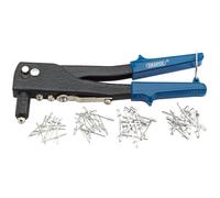 Draper Hand Riveter Kit For Aluminium Rivets With Enamelled Pressed Steel Frame