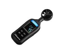 Draper 12445 Handheld Digital Anemometer - Wind Speed and Temperature Meter, 0.4-30m/s and -20 to +70℃