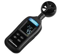 Draper 12445 Handheld Digital Anemometer - Wind Speed and Temperature Meter, 0.4-30m/s and -20 to +70℃