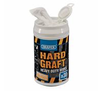 Draper Hard Graft Wipes (Can Of 30)