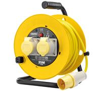 Draper 02124 110V Twin Extension Cable Reel 25M each