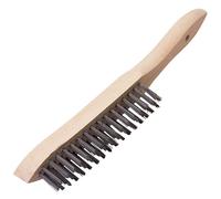 DRAPER Heavy Duty 3 Row Wire Scratch Brush, 310mm [31548]