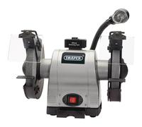 Draper Heavy Duty Bench Grinder With Worklight 200mm 550W - 05097