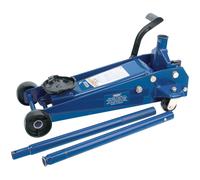 Draper 30612 Heavy Duty Garage Trolley Jack with Quick Lift Facility, 3 Ton , Blue