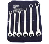 Draper Heavy Duty Long Pattern Metric Combination Spanner Set (6 Piece) 31167
