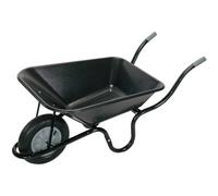 Heavy Duty Plastic Tray Contractors Wheelbarrow, 85L