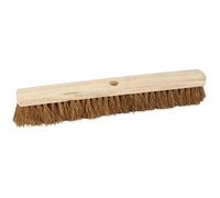 Draper Heavy Duty Soft Coco Broom Head For Indoor/Outdoor Use 600mm Brown