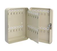 Draper Heavy Duty Steel 48 Hook Key Cabinet With Labels & Wall Fixings