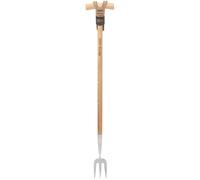 Draper Heritage Stainless Steel Fork With Ash Long Handle 99031