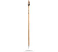Draper Heritage Stainless Steel Garden Rake With Ash Handle 99015