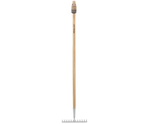 Draper Heritage Stainless Steel Garden Rake With Ash Handle Fully Hardened x2
