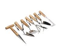 Draper Garden Tool Set - Heritage - 7-Piece Stainless Steel with Ash Handles - Silver
