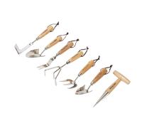 Draper Heritage Stainless Steel Garden Tool Set with Ash Handles (7 Piece)