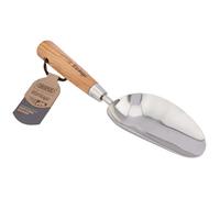 Draper Heritage Stainless Steel Hand Potting Scoop With Ash Handle 99024