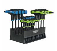 Draper Expert TX-STAR® & Hex Soft Grip Metric T-Handle Key Set (20 Piece)