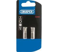 Draper Hex Screwdriver Bit Hex 5mm 25mm Pack of 2