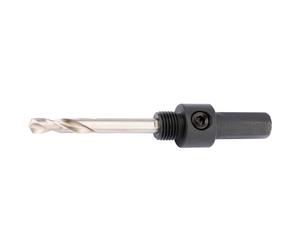 Draper Hex. Shank Holesaw Arbor with HSS Pilot Drill for 14 - 30mm Holesaws, 7/16" Thread