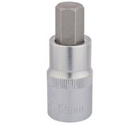 Draper Hexagonal Socket Bits, 1/2" Sq. Dr., 12mm 16304