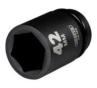 Draper HI-TORQ Deep Impact Socket, 1" Square Drive, 42mm - 08513-6-Point CR-MO Steel