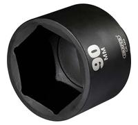 Draper HI-TORQ Deep Impact Socket, 1" Square Drive, 90mm - 08527-6-Point CR-MO Steel