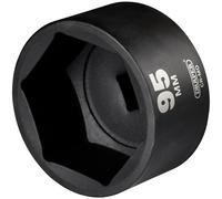 Draper HI-TORQ Impact Socket, 1" Square Drive, 95mm - 08509-6-Point CR-MO Steel