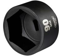 Draper HI-TORQ Impact Socket, 1" Square Drive, 90mm - 08507-6-Point CR-MO Steel