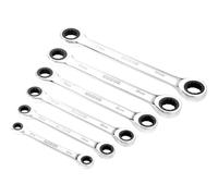 Draper Hi Torq 6 Piece Double Ratchet Ring Spanner Set