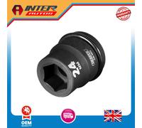 Draper Impact Socket 28694 Expert Hi-Torq 6-Point 3/4" Square Drive 24mm Blue