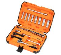 Draper HI-TORQ 6 Point Metric Socket Set 1/4" 47pc 6 Point Deep & Standard 22109