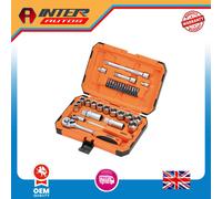 Draper HI-TORQ® 6 Point Socket Set, 1-4" and 3-8" (34 Piece) 22110