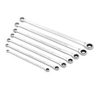 Draper Expert HI-TORQ 8 mm to 19 mm Combination Spanner Set | 7-Piece Chrome Vanadium Steel Hand Tools |Metric Manual Plated Tools | 27778
