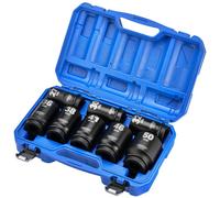 Draper HI TORQ 8 Piece 1" Drive Hexagon Impact Socket Set