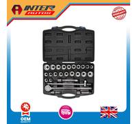 Draper HI-TORQ® Combined MM-AF Socket Set, 3-4" Sq. Dr., Black (26 Piece) 48329