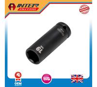 Draper HI-TORQ® Deep Impact Socket, 1-2" Sq. Dr., 19mm 12744