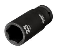 Draper Hi-TORQ® Deep Impact Socket, 1/2" Sq. Dr., 23mm - 20192-6-Point CR-MO Steel