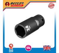 Draper HI-TORQ® Deep Impact Socket, 1-2" Sq. Dr., 24mm 12746